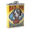 Hair of the Dog Whiskey Stainless Steel 8 oz Liquor Flask